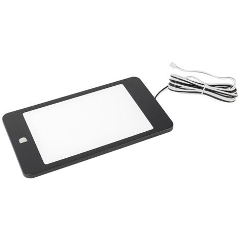 lámpara paneled 5w acabados mocca o negro. con sensor ir o pir acabado negro tipo sensor pir