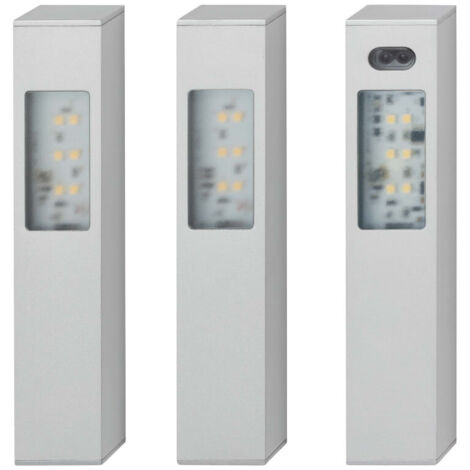 Lámpara para debajo de muebles Telefunken, 16 cm, 2,5 W, 180 lm, aluminio