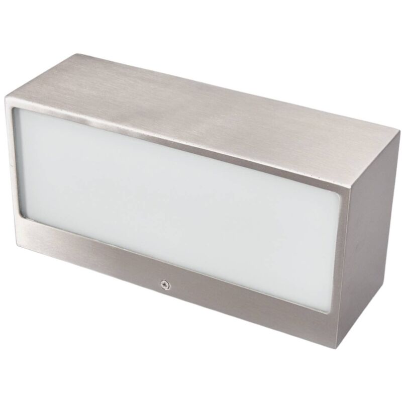 

Lindby - Lámpara pared ext acero inox cuadrada Leonora
