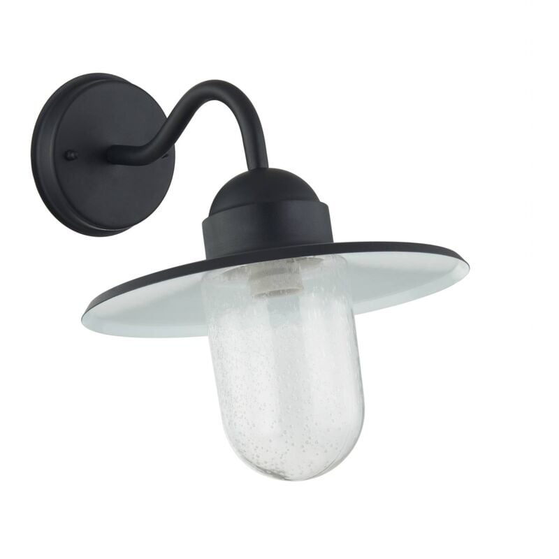 

Lindby - Lámpara pared ext estilo casa campo negra Filip