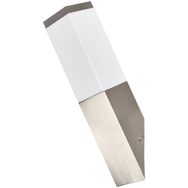 

Lindby - Lámpara pared ext inclinada Lorian de acero inox