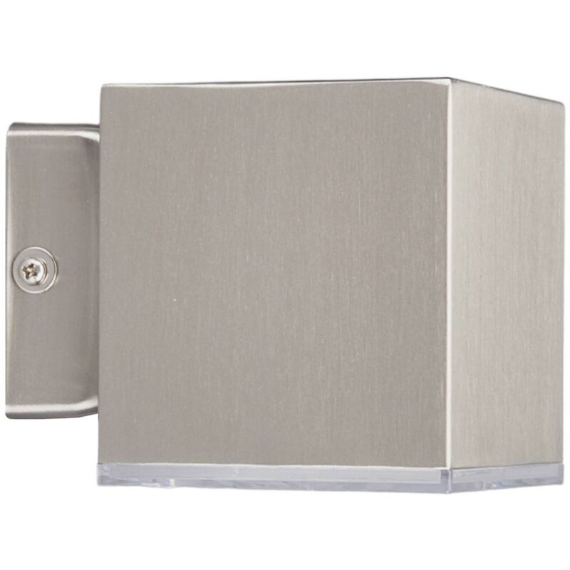 

Lindby - lámpara pared ext. LED compata Lydia acero inox.