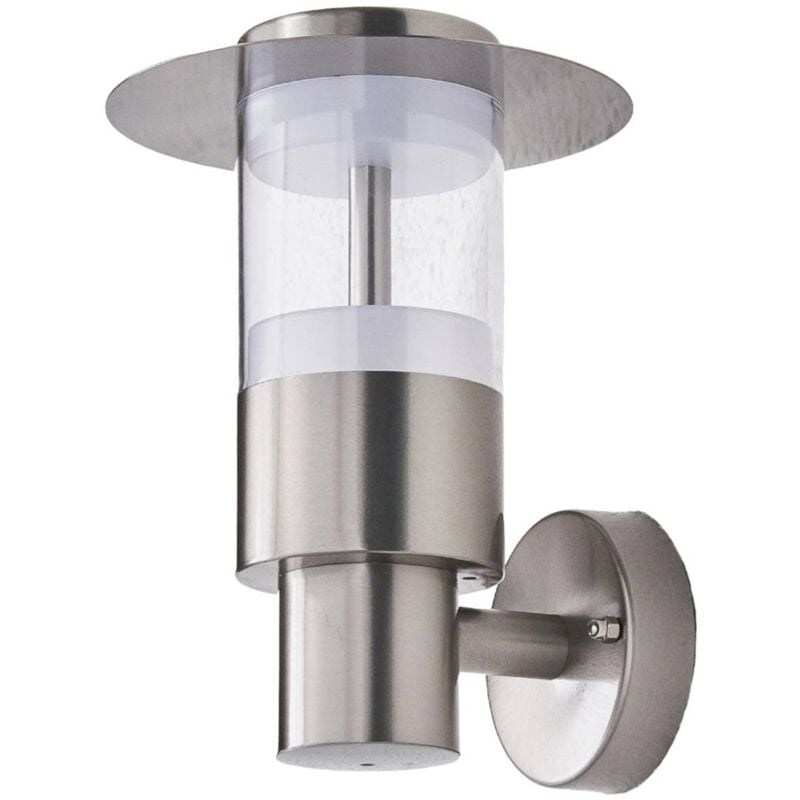 

Lindby - lámpara pared exterior Anouk acero inox. con LED