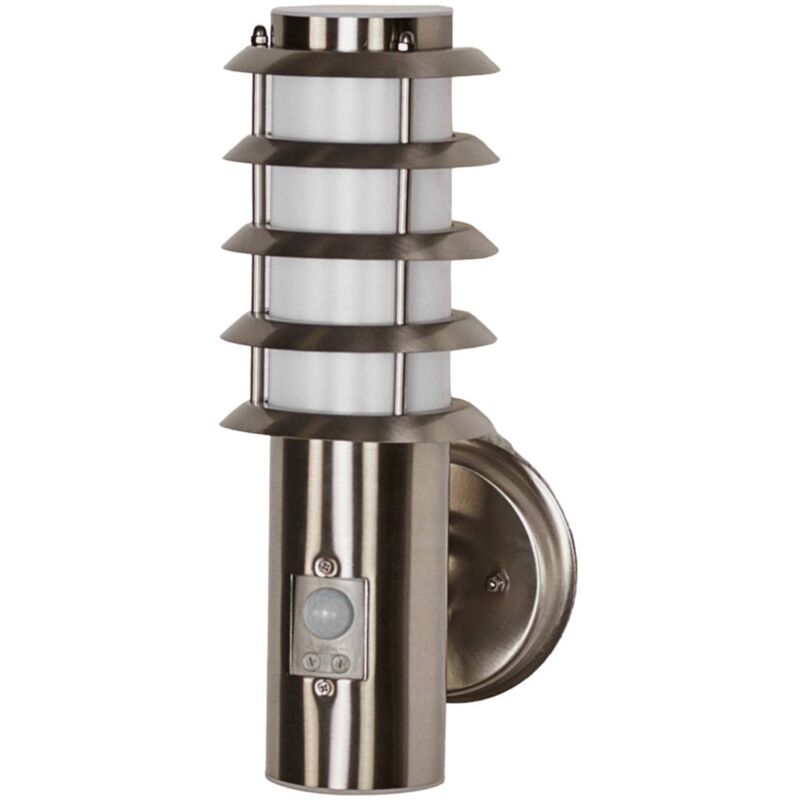 

Lindby - Lámpara pared exterior con sensor Selina con trama
