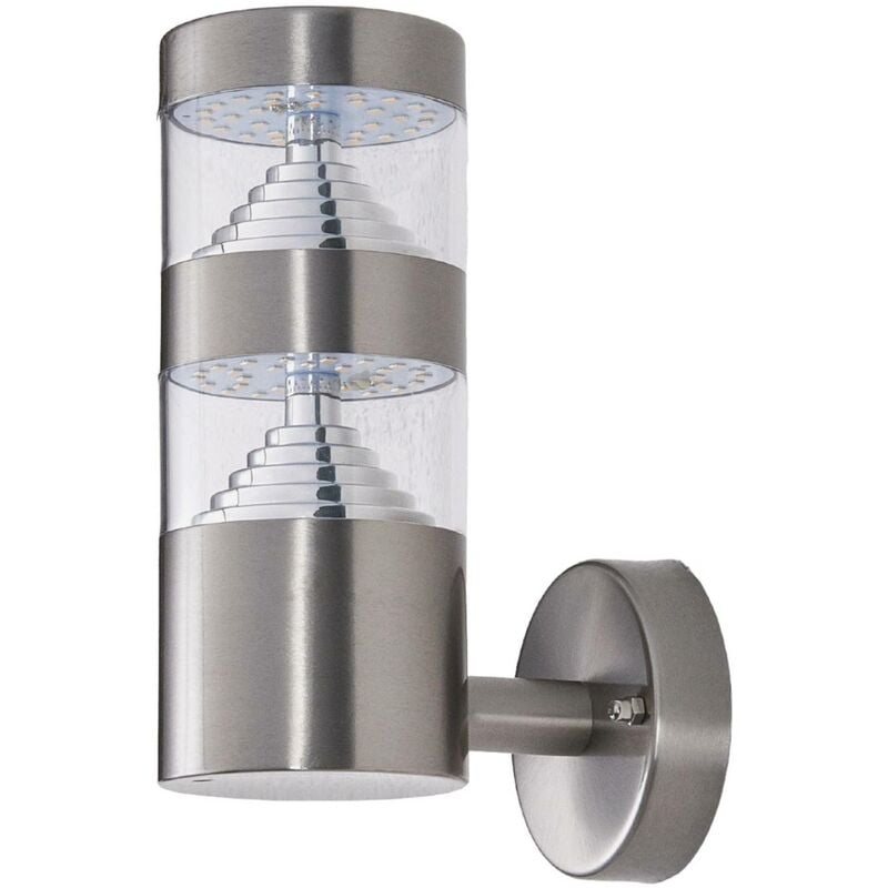 

Lindby - Aplique LED Lanea, acero inoxidable, recto