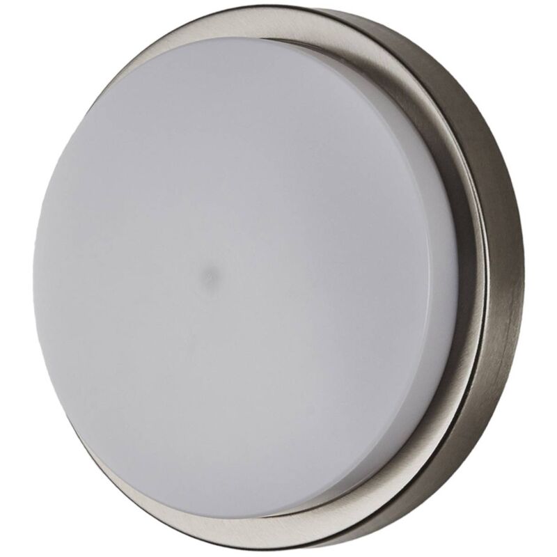 

Lindby - Lámpara pared exterior redonda Fero, acero inox