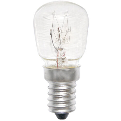 Lámpara pebetera para frigorífico E14 15W 80Lm 26x57mm. (GSC 2000448)