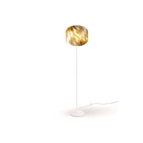 Lámpara Pie Base Metal Oro Nuevo Cm. 40x17h