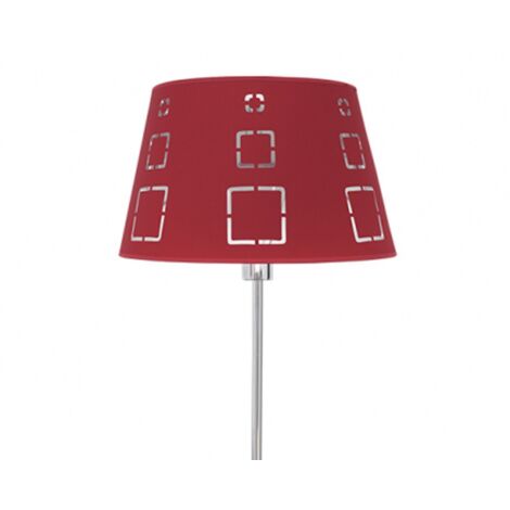 Lampara Pie De Salon Celaya 1xe27 Rojo de FABRILAMP.