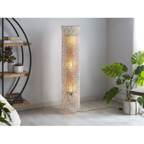 Lampara Pie Kyoko Rattan Decapada 140 Cms. 30Dx140 Cms