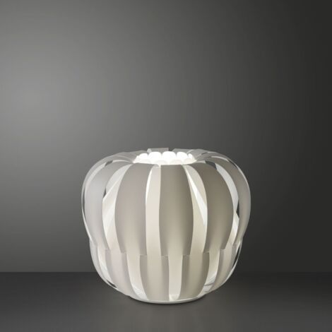 Lámpara Pie Metal Blanco Cm. 60x55h