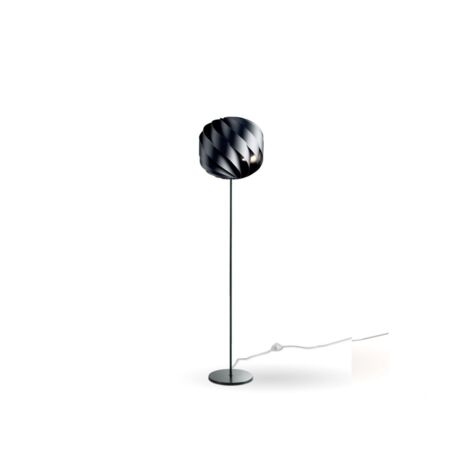 Lámpara Pie Pie Metal Negro Cm. 40x170h