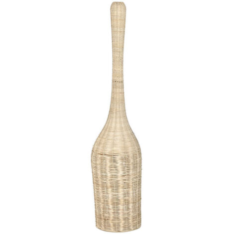 Lampara Pie Ratan Hierro 25X25X125 Natural