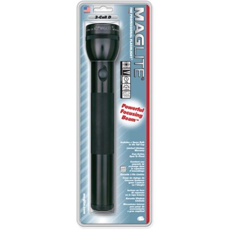 Lámpara portátil mag-lite standard 3d 168 lúmenes haz ajustable