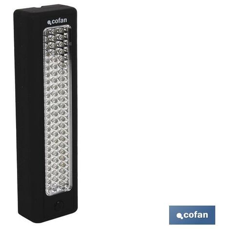 Lámpara rectangular de 72 Led Imán/Gancho COFAN
