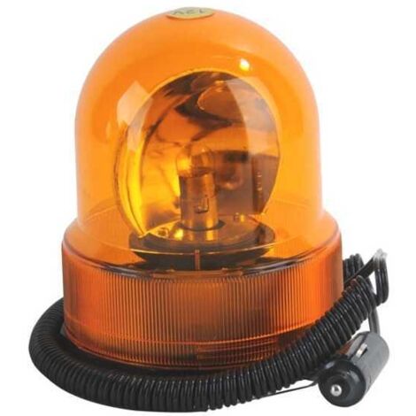 Lámpara rotante magnética naranja V.12