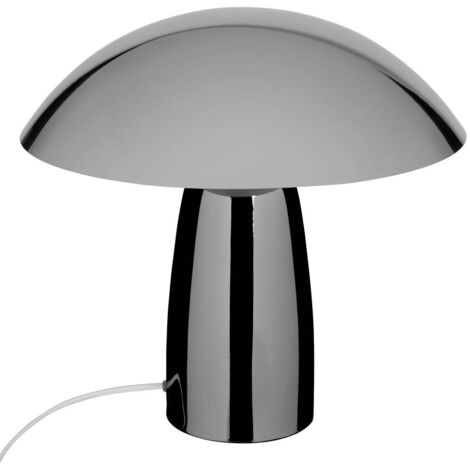 Lámpara seta Omia plata H34cm - Atmosphera créateur d'intérieur