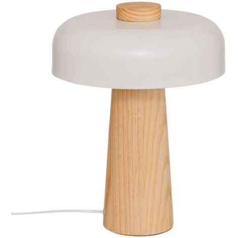 Lámpara seta Pola blanca H36cm - Atmosphera créateur d'intérieur