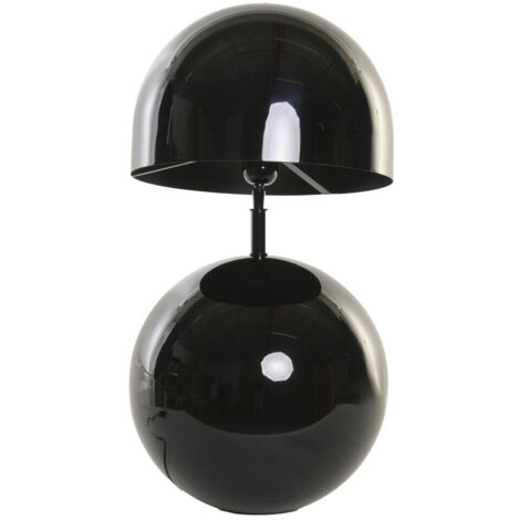 Lampara Sobremesa Acero Patinado 31X31X59 Negro