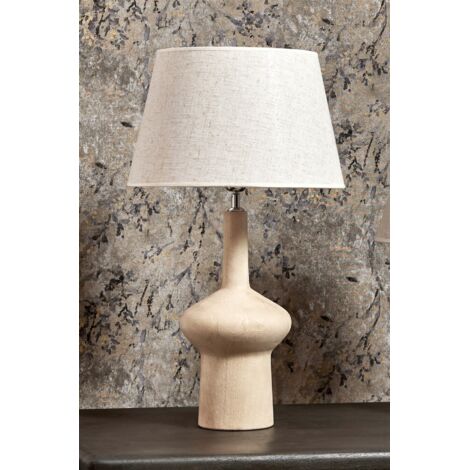 Lampara Sobremesa Hera Madera Nat. 60 Cms. 40Dx60 Cms