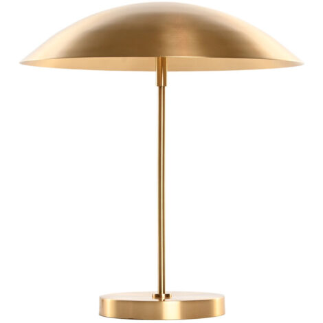 Lampara Sobremesa Laton Patinado 45X45X50 Dorado