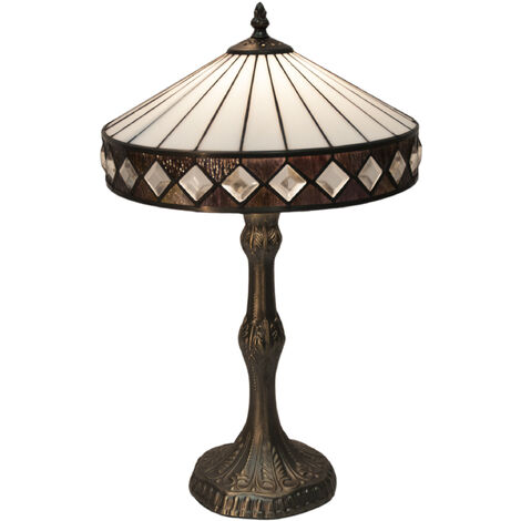 Lámpara Sobremesa mediano diámetro 30cm Tiffany Serie Ilumina 290660