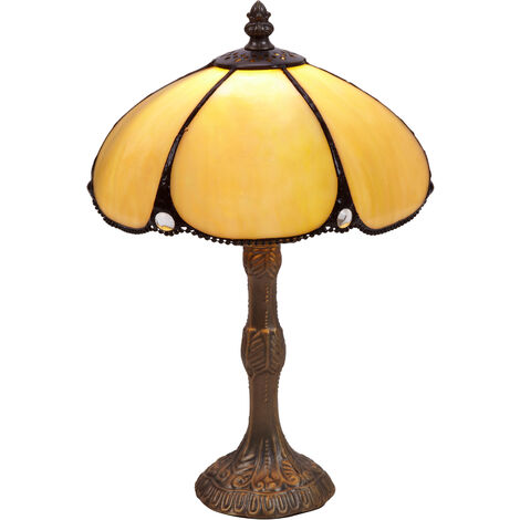 Lámpara Sobremesa mediano Tiffany diámetro 30cm Serie Virginia 212660