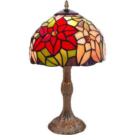 Lámpara Sobremesa menor base con forma Tiffany diámetro 20cm Serie Güell 223280