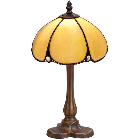 Lámpara Sobremesa menor Tiffany diámetro 20cm Serie Virginia 212770