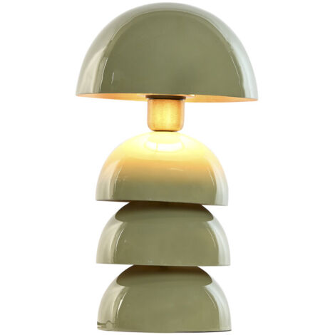 Lampara Sobremesa Metal 20.5X20.5X37 Verde