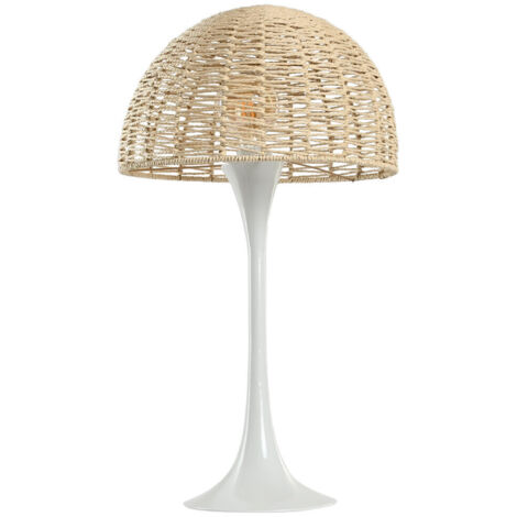 Lampara Sobremesa Metal Cuerda 40X40X73 Seta
