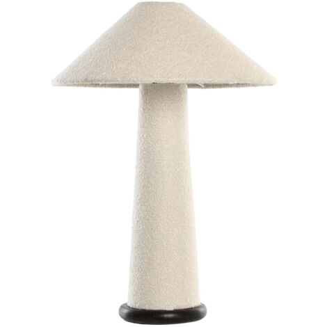 Lampara Sobremesa Metal Poliester 40X40X59 Bucle
