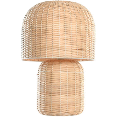 Lampara Sobremesa Ratan 40X40X61 Beige