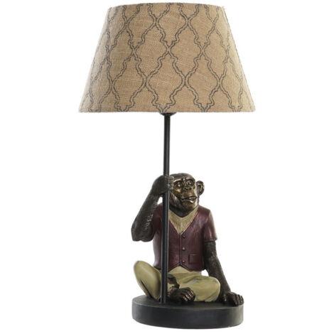Lampara Sobremesa Resina Poliester 27X25X44,5 Mono LA194698