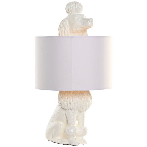 Lampara Sobremesa Resina Poliester 28X28X52 Perro