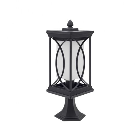 Lampara Sobremuro Peq. Exterior Garden 1xe27 Negro de FABRILAMP.