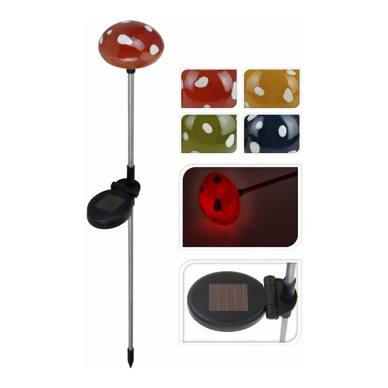 

Lampara Solar Acero Inox Forma Seta