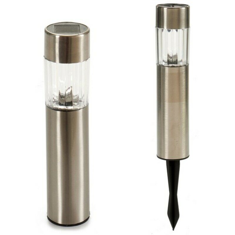 

Lámpara Solar Acero Plástico Inox (4,5 x 30 x 4,5 cm)