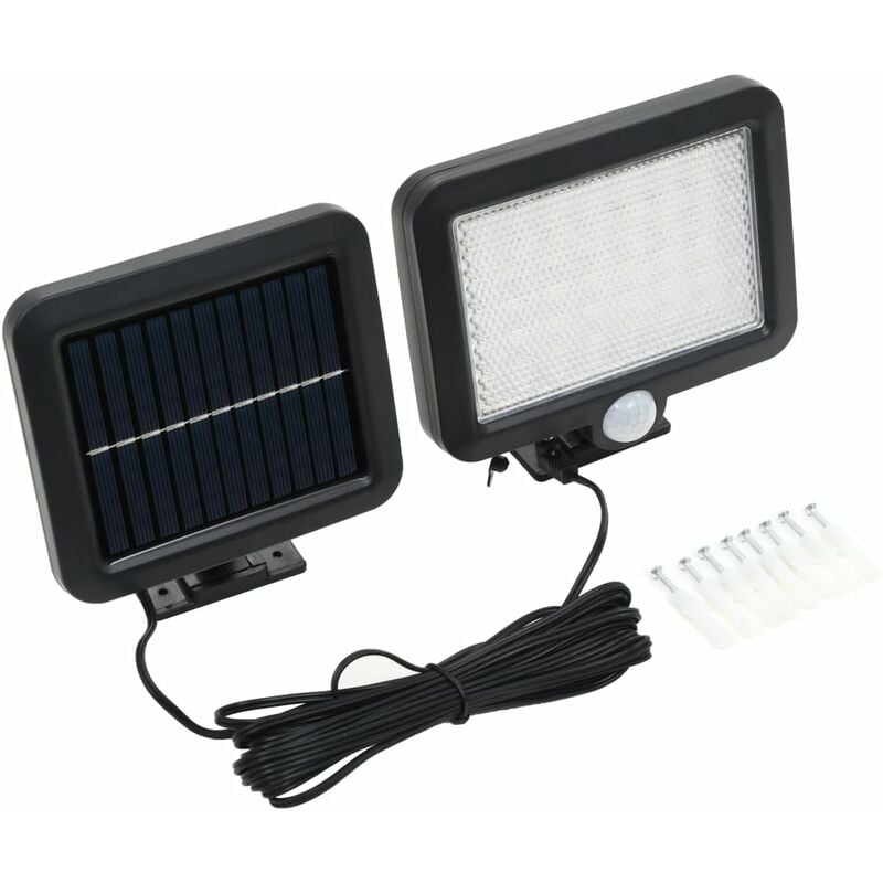 

Lámpara solar con sensor de movimiento luz LED blanco