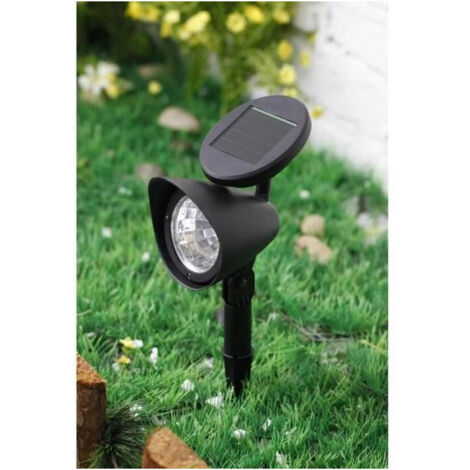 Lámpara solar Galix Negro Plástico Ø 19,5 cm