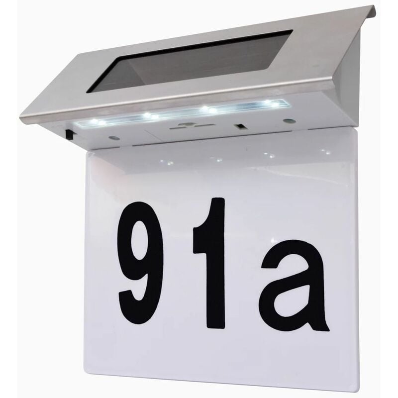 

Lampara solar LED con el numero de casa acero inoxidable
