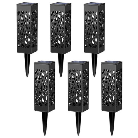 Lámpara solar LED para exteriores, resistente al agua y con red protectora, ideal para decorar su césped, jardín o patio.