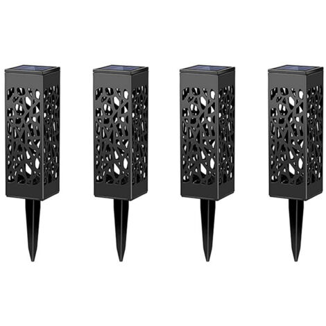 Lámpara solar LED para exteriores, resistente al agua y con red protectora, ideal para decorar su césped, jardín o patio.