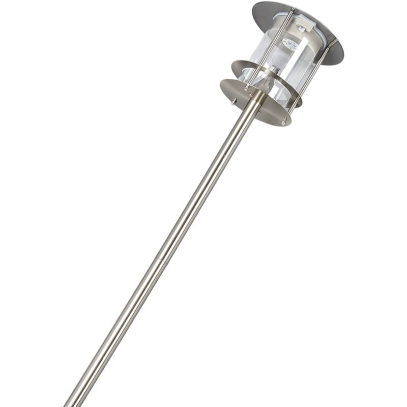 

Lámpara solar LED Sumaya de acero inoxidable