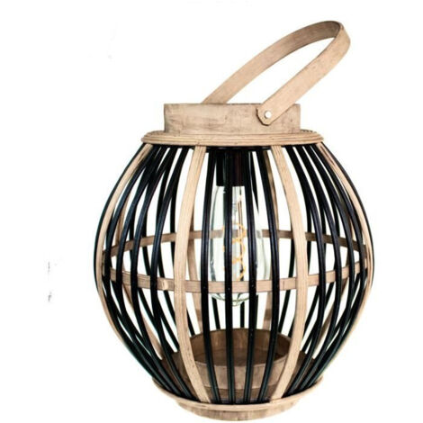 Lámpara solar Olivie Negro