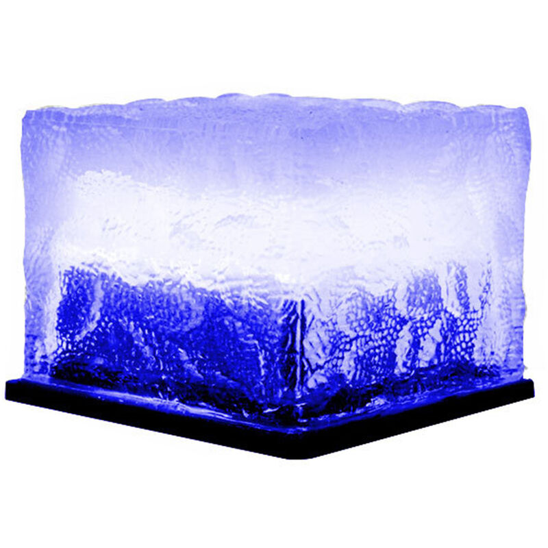 

Lampara solar para cesped, lampara LED de cubo de hielo para exteriores, lampara de cristal para cesped, luz de jardin, decoracion de camino