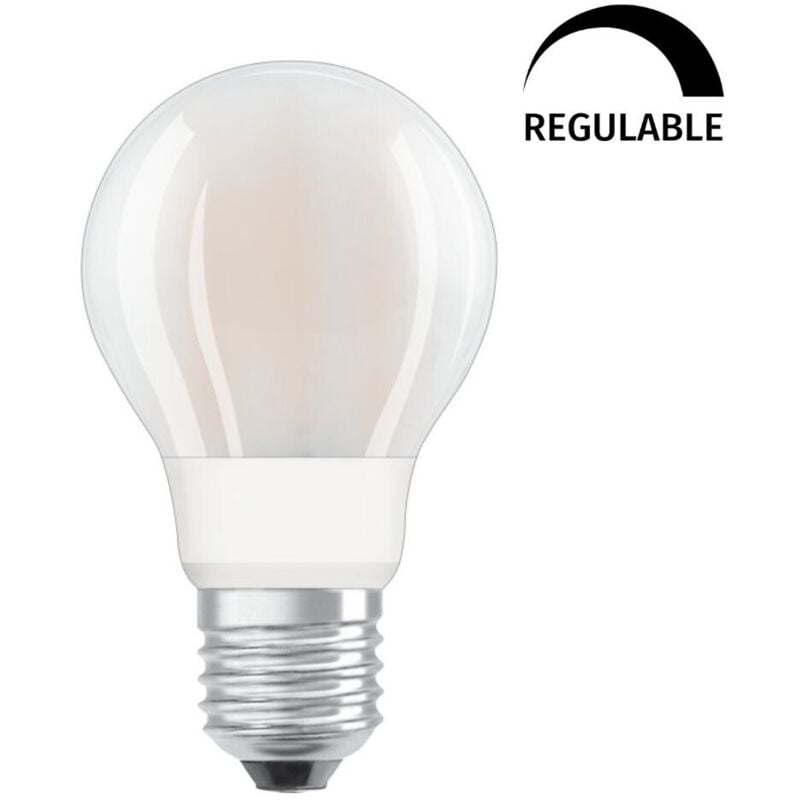 

Lámpara standard cristal Led Retrofit mate regulable 12W 2700°K 1521Lm (Osram 4058075245860)