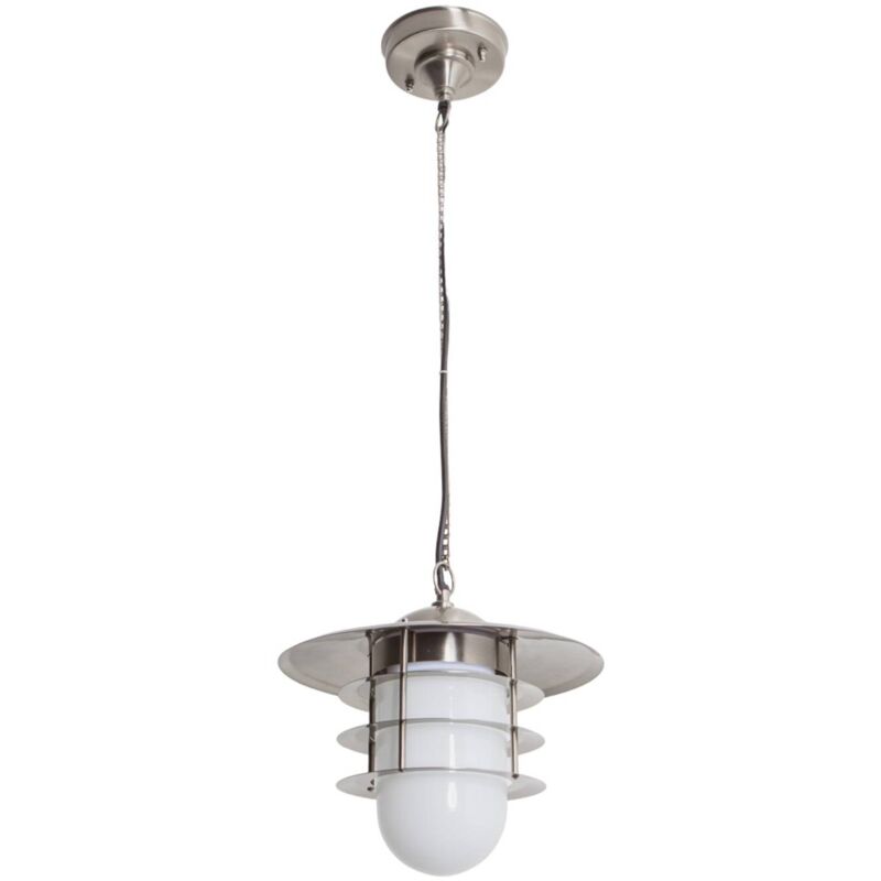 

Lámpara suspendida ext decorativa Mian, acero inox