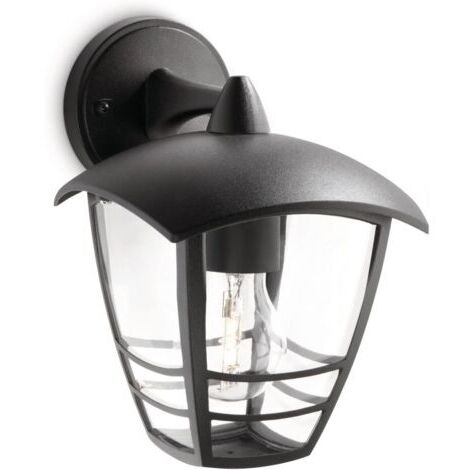 Lámpara suspendida, máximo 1 × 60 W, casquillo E27 – Negro [Clase de eficiencia energética A]