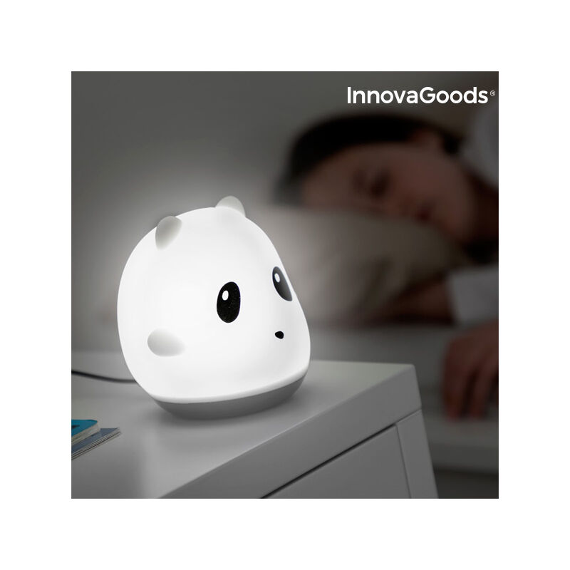 

Lámpara Táctil Recargable de Silicona Panda InnovaGoods